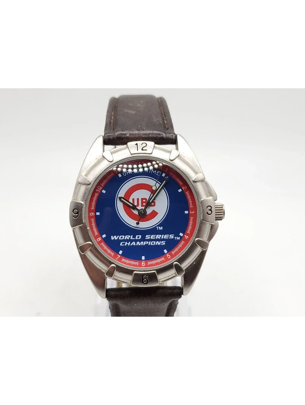 Game Time 1908 Cubs World Series Quartz Watch New Battery 37mm